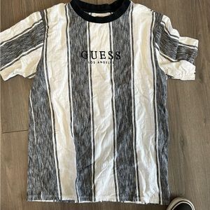 Black and white guess shirt